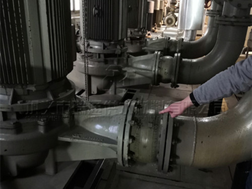 貴溪發電有限責任有限公司 DN300循環水橡膠接頭使用現場